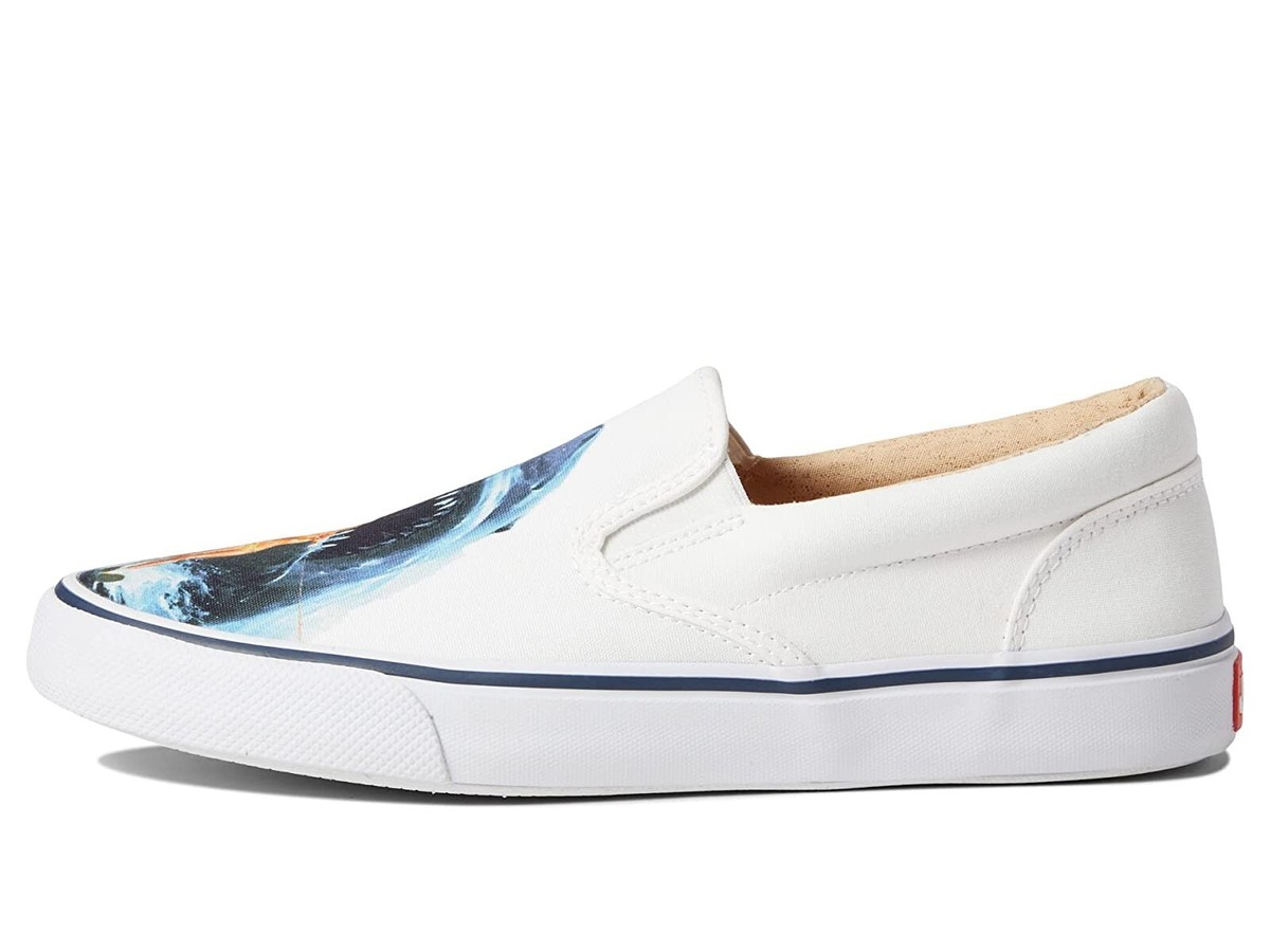 サメハダー Sperry X Jaws Limited Edition Striper S/O Shark Attack Slip