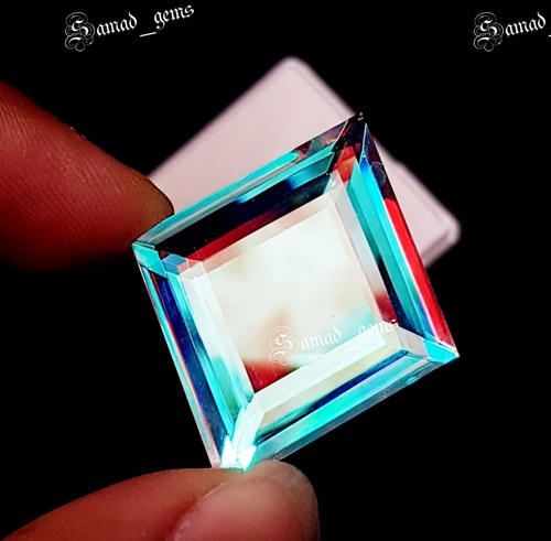 48.10 Carat Mystic Quartz Gemstone Fancy Stone Loose Gemstone - Picture 5 of 6