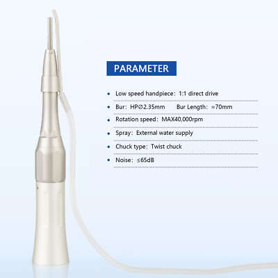 70mm Dental Osteotomy Straight Handpiece 1:1 Low Speed Orthopedic Surgery Saw SA