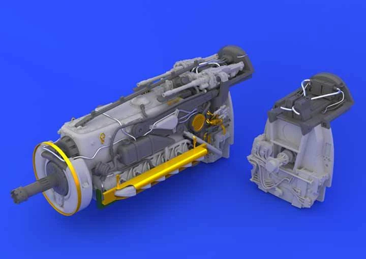 Eduard Brassin Messermitt Me Bf 109G-6 Moteur 1:32 NEU OVP TIPP 109 G Kit - Image 3 of 3