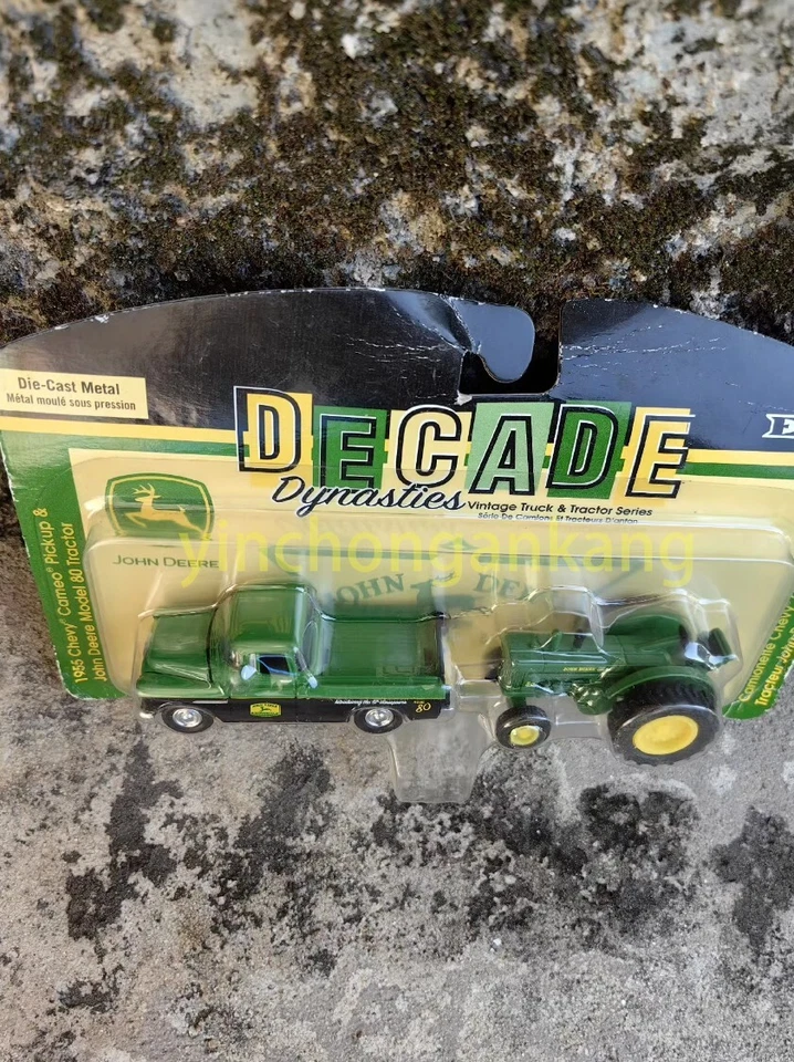 1/64 John Deere 1955 Chevy Cameo Pickup And Model 80 Tractor - Image 2 of 2