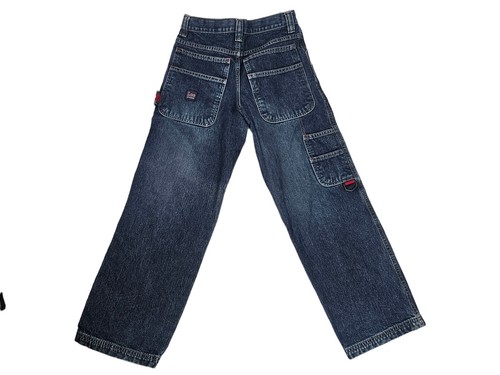 Lee Carpenter Jeans Boys Size 12 Vintage Y2K Loose Straight Leg 100% Cotton - Picture 7 of 8