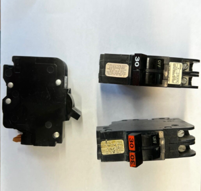 Disjoncteurs Federal Pacific FPE NC120 20A - Lot De 3 - Reconditionnés Testés Garantis 60 Jours