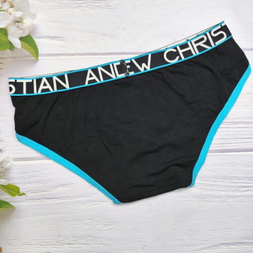 Andrew Christian Sexy Men Underwear Retro Almost Naked Brief, Black, X-Large - Picture 4 of 8