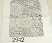 Vintage tri chem, liquid embroidery, floral spray, tablecloth,,60" x 80" .