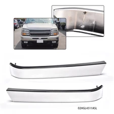Fit For 03-07 Chevrolet Silverado Front Bumper Grille Grill Molding Filler Trims