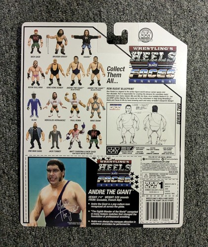 WWF WWE Heels And Faces Andre the Giant Zombie Sailor Toys Action Figure - Picture 3 of 3