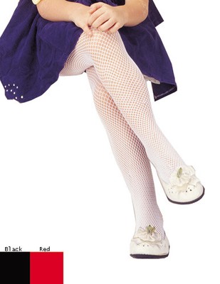 white fishnet stockings