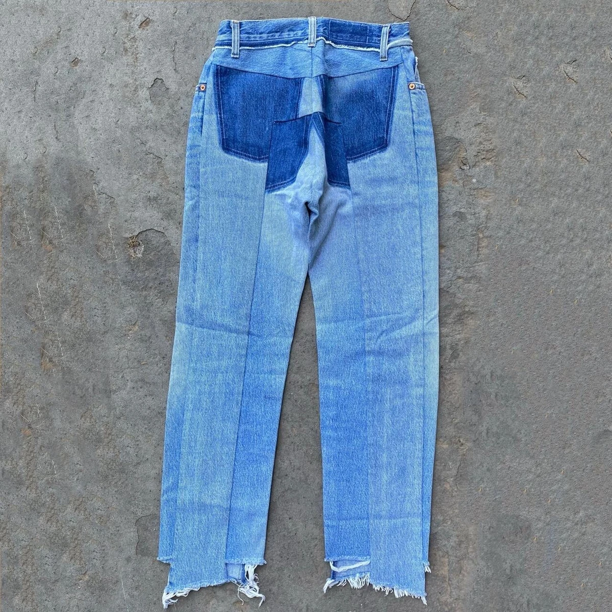 VETEMENTS X LEVI'S 2017 Collab Reconstructed Light Wash