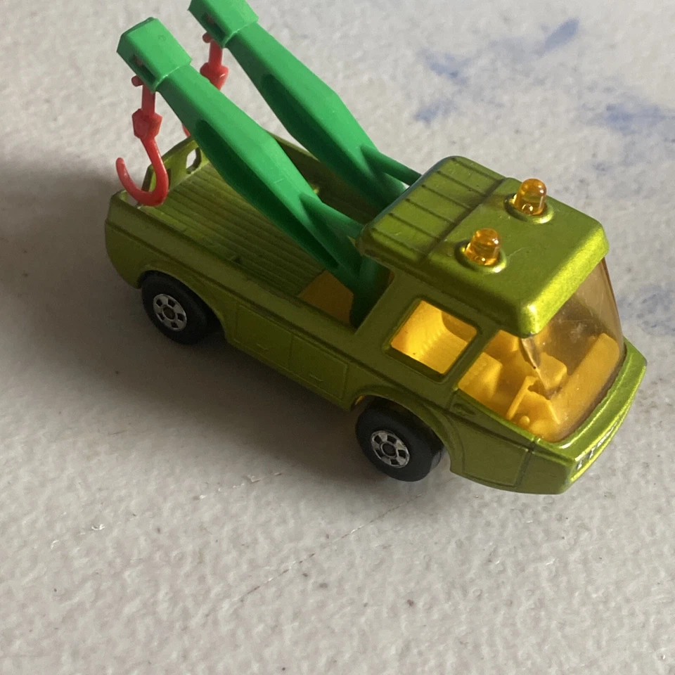 Matchbox Superfast Tow Joe Lesney 1972 No.74 Green Tow Truck - Image 2 of 4