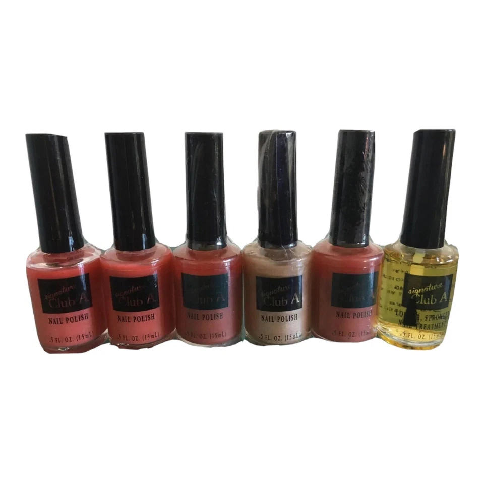 Kit de 6 esmaltes de uñas y manicura pedicura Signature Club A - Juego de regalo de Navidad Foto 4 de 4