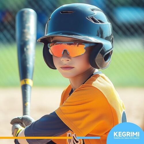 Kids Baseball Polarized Sunglasses: Sports Sunglasses for Boys Girls Age 6-12 - Picture 4 of 6