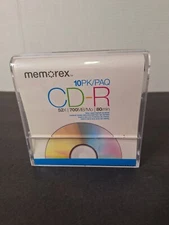 Memorex CD-R, 52x 700MB, 80 Min, 9 Pack Blank Cds - Music Photos New