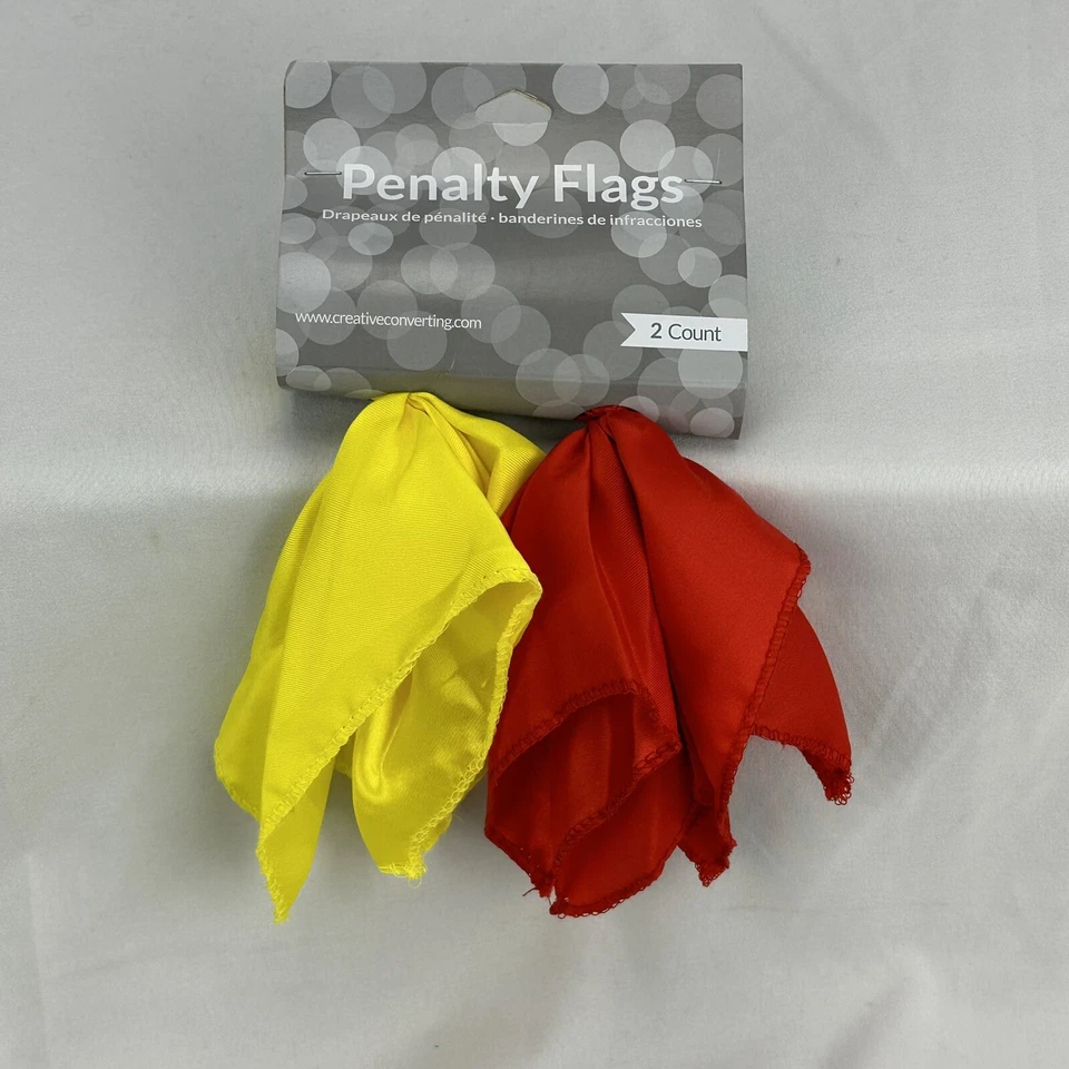 Football Party Supplies Balloon Banner Table Décor Penalty Flags Lot NIP - Image 4 of 4