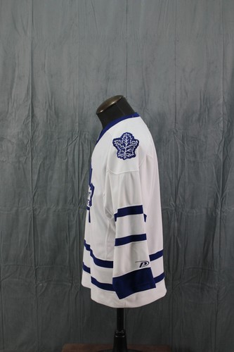 Toronto Maple Leafs Jersey (VTG) - Home White by Pro Player - Men's Medium - Picture 4 of 9