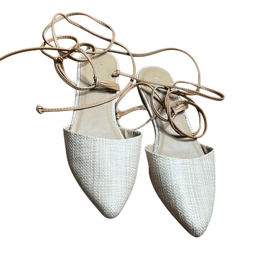 Классифицированные городские гладиаторские туфли на шнуровке с заостренным носком синие 10 - Изображение 2 из 4