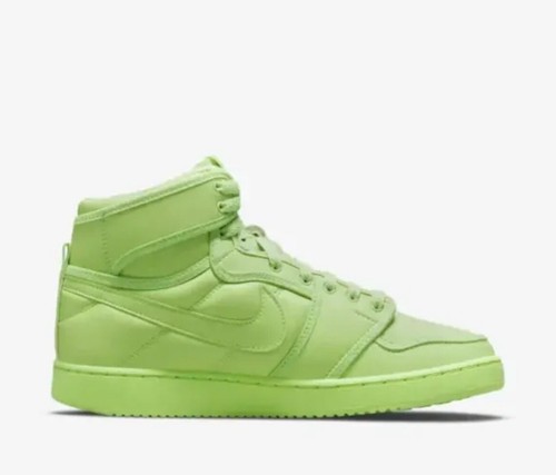 Jordan 1 KO Billie Eilish Ghost Green Volt DN2857-330 Size 10.5 Women / 9 Men - Picture 3 of 7
