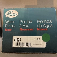 Engine Water Pump-Water Pump (Standard) Genuine Gates 41026