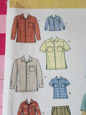 Simplicity 4762 UNCUT Boys/Men's Wear Sizes S-L / S-XL – Wee Scotty Simplicity 4762 UNCUT Boys/Men's Wear Sizes S-L / S-XL – Wee Scotty