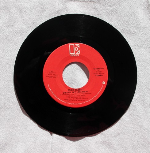 Eddie Rabbitt ~ Drivin' My Life Away / Pretty Lady ~ 45 RPM ~ 1980 ~ NM
