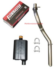 1997 - 2000 Jeep Wrangler Performance Exhaust w/ Flowmaster Super 44 Muffler