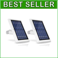 Solar Charging Solution for Ring Cameras - 2-Pack with 4m Cables & Connectors