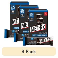 3Pack MET-Rx Big 100 High Protein Meal Replac...