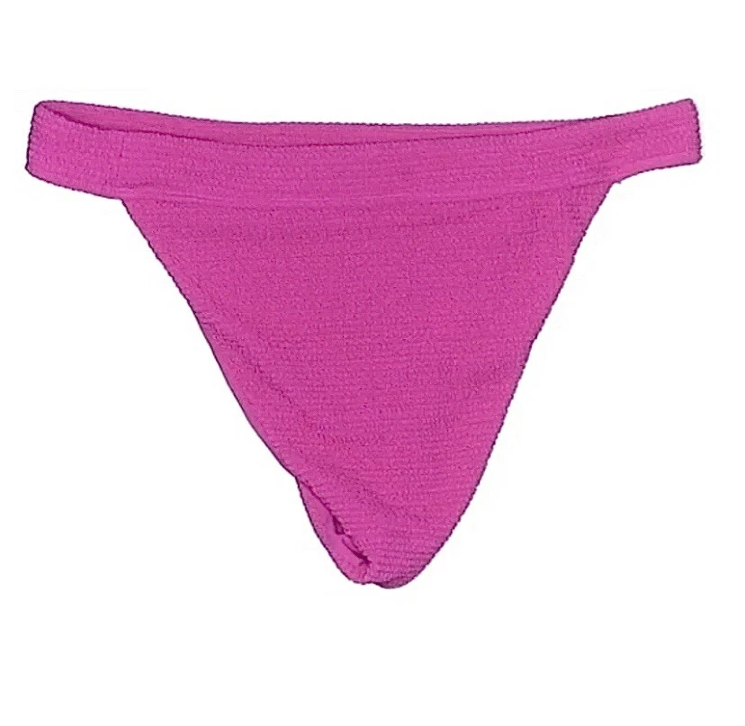 Parte inferior de bikini PacSun rosa intenso con bandas Penélope (grande) nueva sin etiquetas Foto 4 de 4