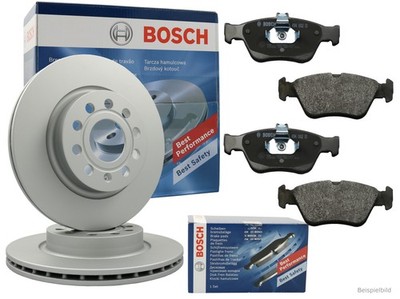 BOSCH  Bremsenset vorne Bremsscheiben Bremsbeläge RENAULT SMART DACIA