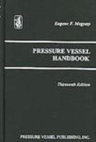 #ad #ad PRESSURE VESSEL HANDBOOK 13TH EDITION By Eugene F. Megyesy Hardcover $132.95