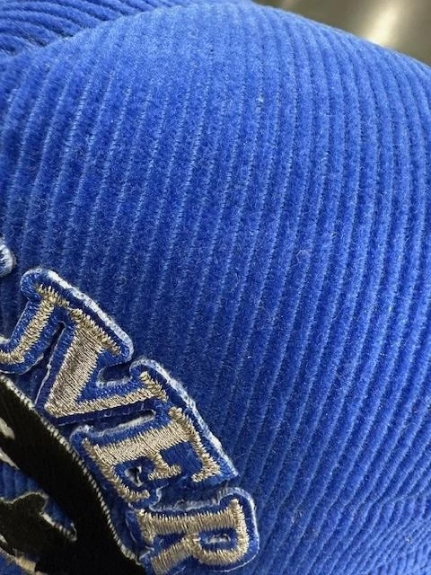 Boné vintage Vancouver chapéu Snap Back veludo azul orca British Columbia masculino anos 90 - Imagem 3 de 4