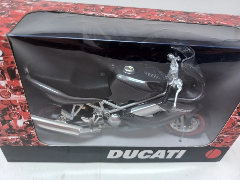 Nuevo Ray Ducati Desmodromica ST4S en negro 1:12 Diecast Foto 2 de 3