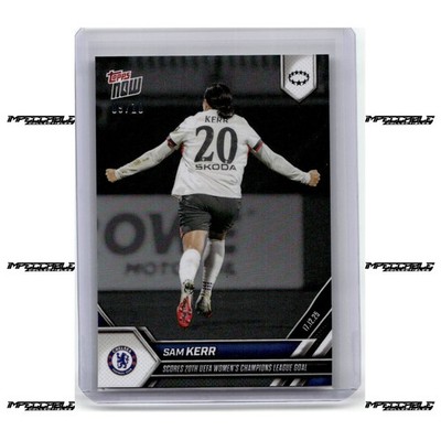 2025-26 Topps Now UWCL - Black #16 Sam Kerr 9/10 20th UWCL Goal