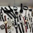 Vintage Estate to now Watch Lot Untested Repair Parts-Timex-Bulova-Casio-Mickey