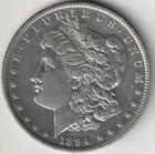 KEY DATE 1894 (P) MORGAN SILVER DOLLAR XF DETAILS