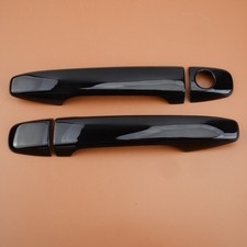 Black Car Door Handle Cover Trim Cap Decor Fit For Scion Tc Hatchback 2011-16