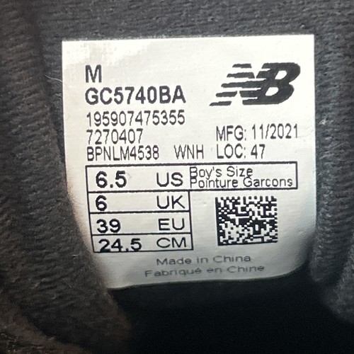 New Balance 57/40 The Intelligent Choice Black Mens Size7.5 - Picture 7 of 8