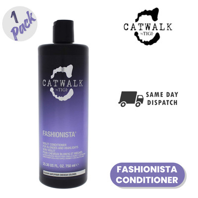 1 x TIGI Catwalk by Tigi Fashionista Violet Conditioner für blondes Haar 750ml