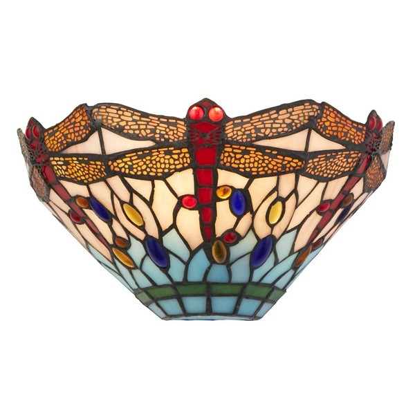 Wandleuchte Wandlampe Glas Stahl Wohnzimmerleuchte Flurleuchte Bemalt Schwarz-image