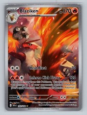 Blaziken Illustration Rare Pokemon Trading Card Game Destined Rivals 192/182 NM