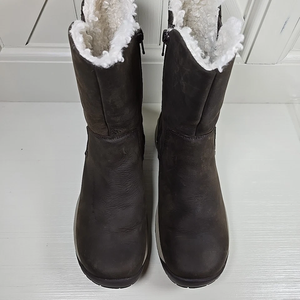 Merrell Encore 4 Botas Altas Polares Impermeables Para Mujer 8.5 Cuero Marrón Invierno Foto 2 de 4