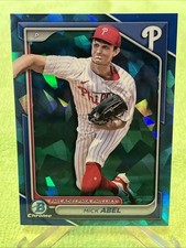Mick Abel 2024 Bowman Draft #BDC-78 SAPPHIRE REFRACTOR - Philadelphia Phillies