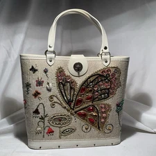 Enid Collin’s Style Purse 1960s Vintage Butterfly Jeweled