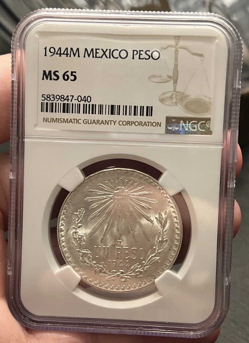 1 Peso 1944 Year Silver Mexican Coins (1905-Now) for sale | eBay