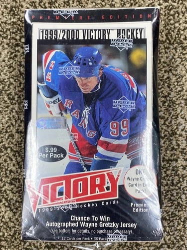1999-00 UD Victory NHL hockey Premier Edition factory sealed 36 pack box RARE !