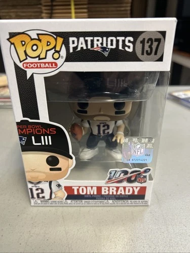 Funko Pop! New England Patriots Tom Brady Super Bowl LIII 137 Vaulted New