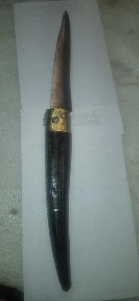 古董 19 世纪西班牙纳瓦哈折叠格斗锁刀 — 第 4/4 张图片