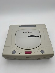 Sega Saturn White Console HST-3220 RETRO Japanese Version Tested 0707-204