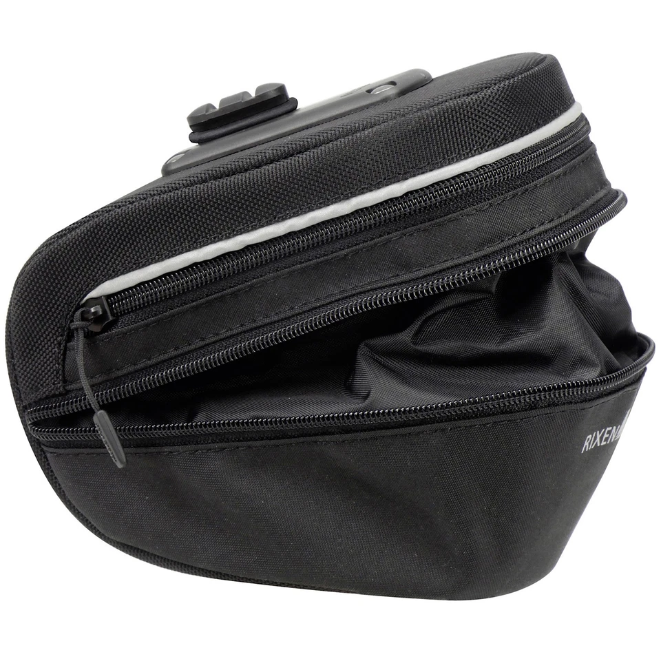 Satteltasche KLICKfix MICRO SPORT 200 EXPANDABLE schwarz 2L + halterung - Bild 2 von 3