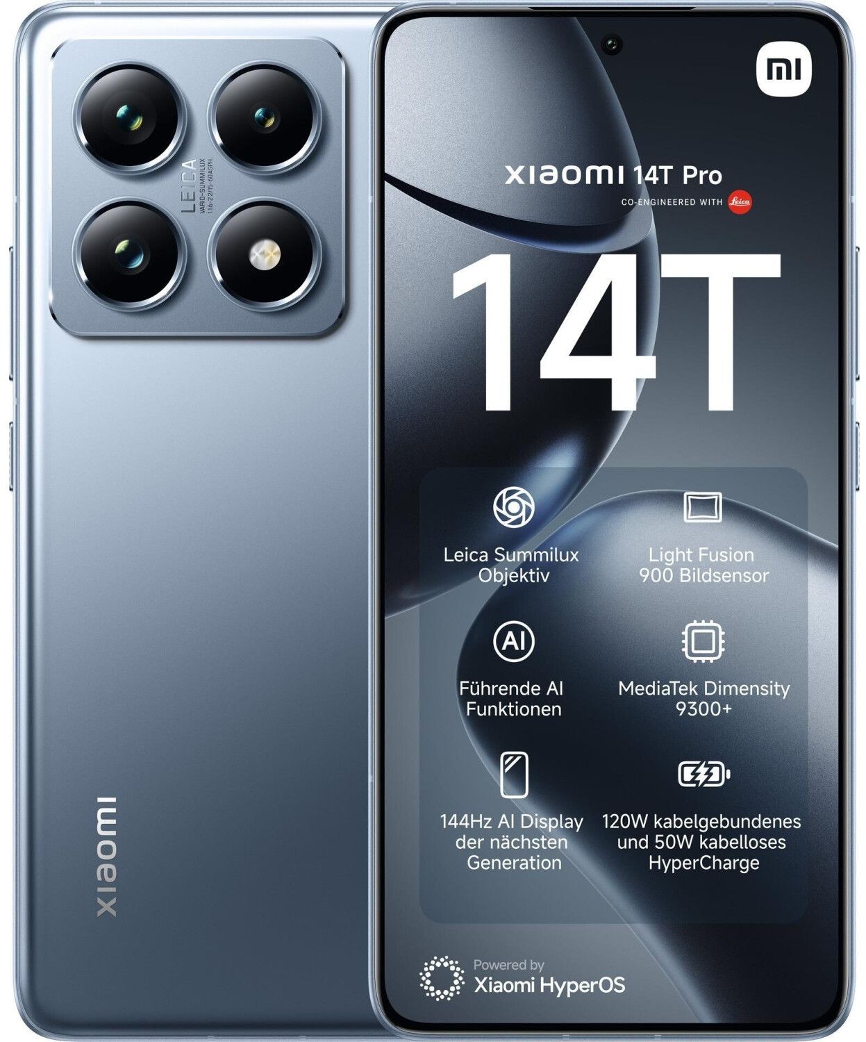 XIAOMI 14T Pro 5G 512 Go Bleu Reconditionné Parfait état